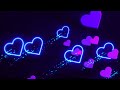 Neon 3D Flying Likes Gradient Looped Background Animation | Free Version