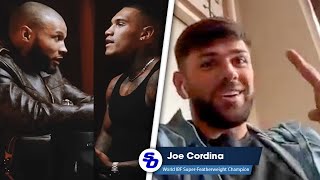 'WAS THINKING CONOR JUST CHIN EUBANK JR IN FACEOFF!' - Joe Cordina also on title defence