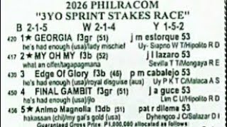 PJC RACING TIPS August 16 2026 SILIP TV Karera Pinoy