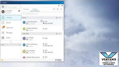 Mitel Connect Client Quick Tour