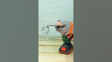 DIY Paint Mixer from a Chain and a Stud #shorts #diy #skills #tips