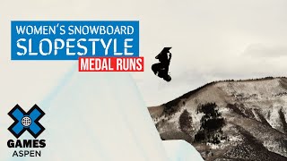MEDAL RUNS: Jeep Women’s Snowboard Slopestyle | X Games Aspen 2021