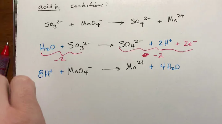 Balancing Redox Reactions-Acidic Conditions