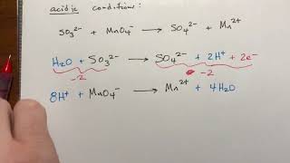Balancing Redox Reactions-Acidic Conditions