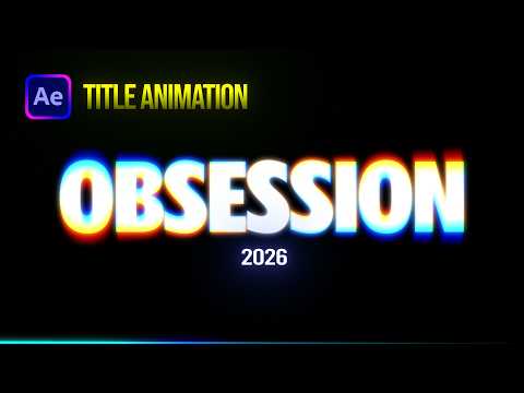 Obsession movie Title Animation | After Effects Full Tutorial