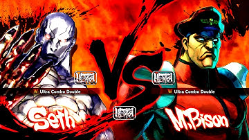 Seth vs Bison (Hardest AI CPU) - Ultra Street Fighter 4