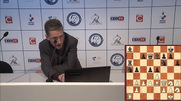 Michael Adams speaking about his win against Peter Svidler