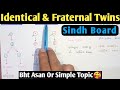 Identical And Fraternal Twins In Urdu Hindi