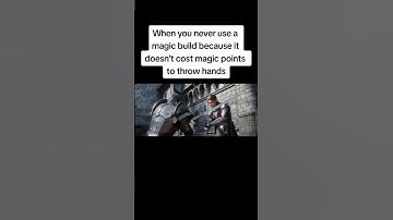 When you never use magic build because it doesn’t cost magic points to throw hands