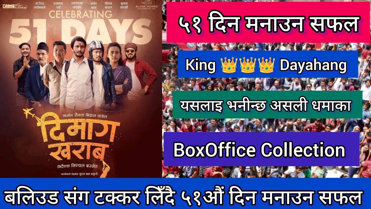 Dimag kharab Movie 51th Day BoxOffice Collection   ll New Nepali Movie 2024 ll Dayahang Rai