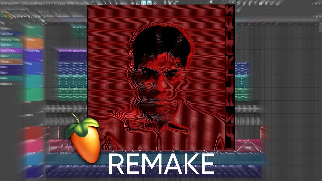 Cris MJ - Botellita De Champagne (INSTRUMENTAL - REMAKE) (Producer Remake by. Hebreo) FL STUDIO