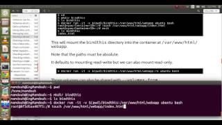 Sharing Volume Between Docker Host and Container 4