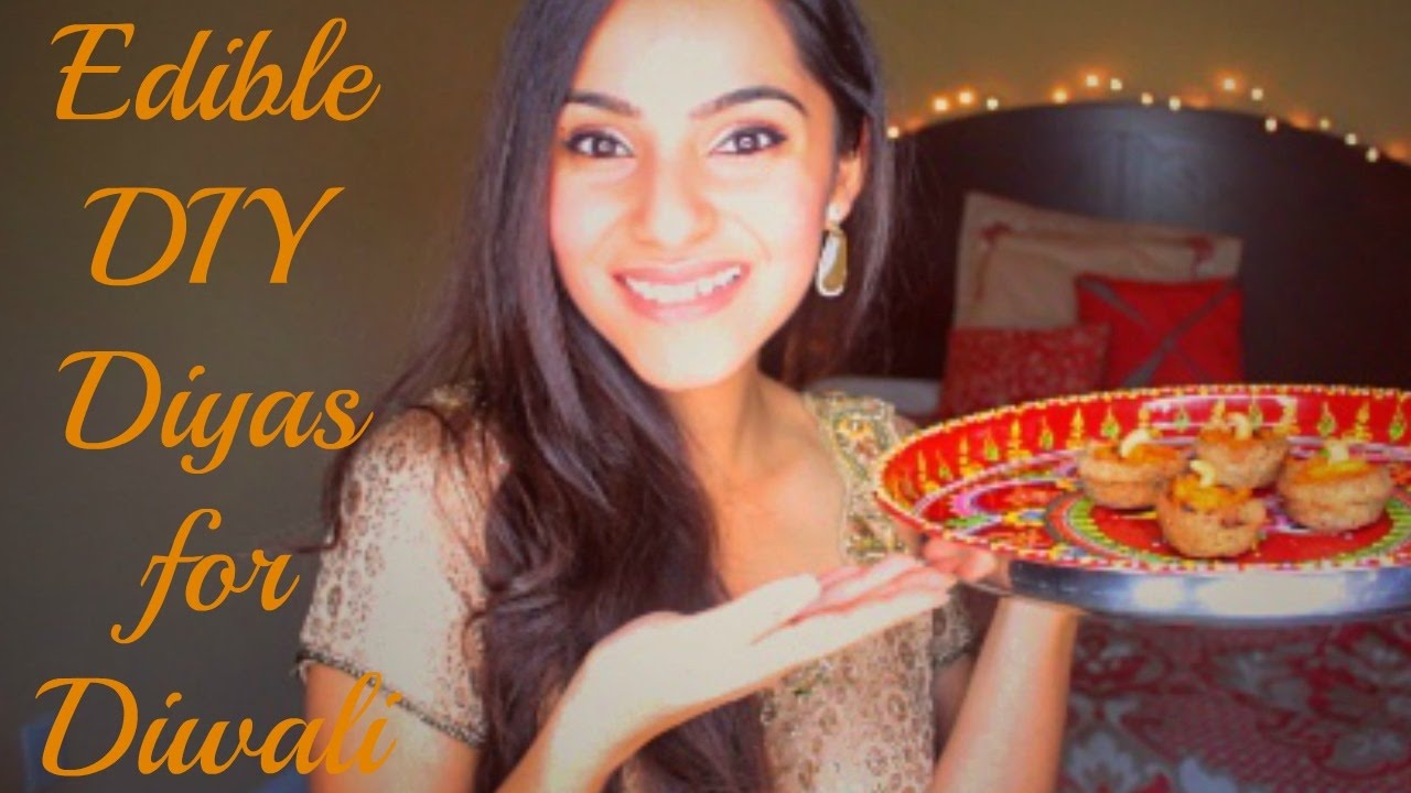 Edible DIY Diyas for Diwali | Vegan | Healthy | Vegetarian | GF - YouTube