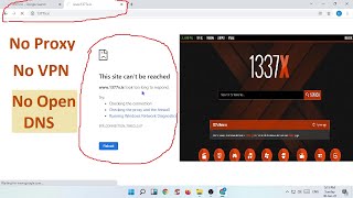 1337x unblock | easy way | 100% working in any computer, laptop | unblock blocked websites screenshot 2