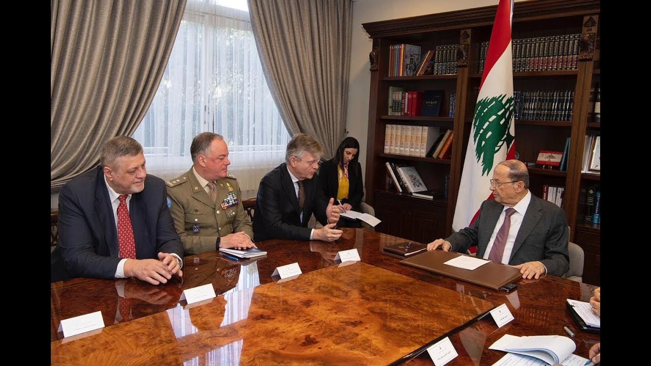 Head of UN Peacekeeping Jean-Pierre Lacroix meets high ranking government officials in Lebanon