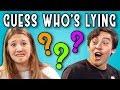 CAN YOU GUESS WHO'S LYING? | Poker Face (REACT)