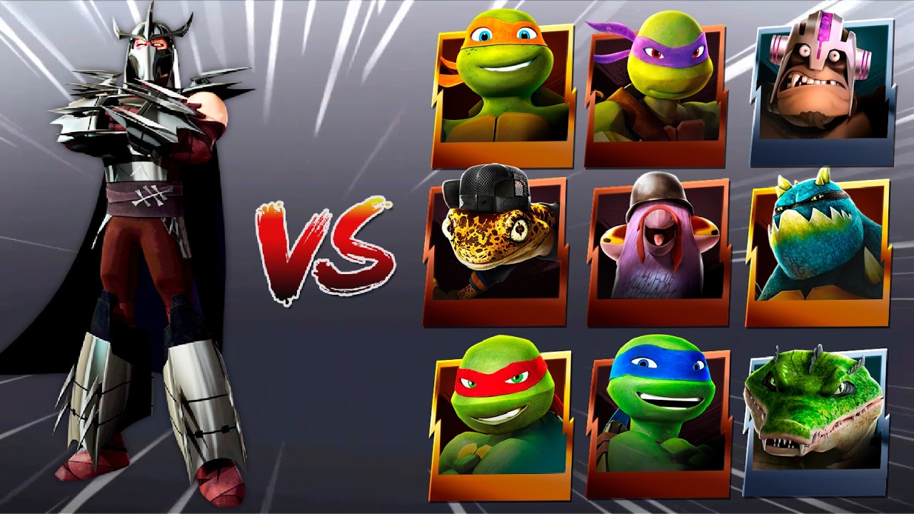 SHREDDER VS TURTLES & MUTANIMALS | Teenage Mutant Ninja Turtles Legends