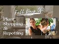 A Full Day Of Plant Shopping, Repotting My Fiddle Leaf Fig, & More!