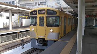 西武新2000系更新車2081F東村山駅発車
