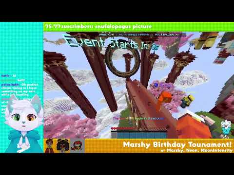 Marshy Birthday Tournament! w/ Marshy, Neon, MoonIntensity