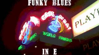 Funky 12 Bar Blues Backing Track in E chords