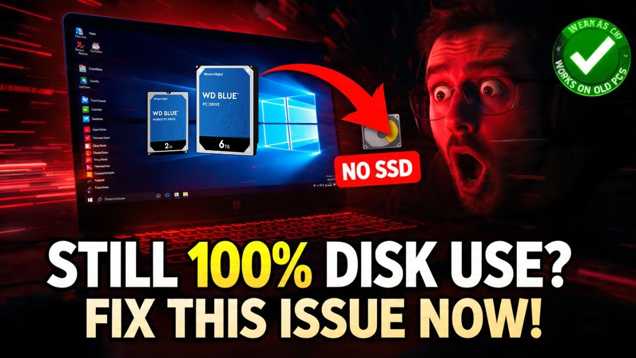 [SOLVED] 100% Disk Usage Windows Fix – Windows Tips & Tricks