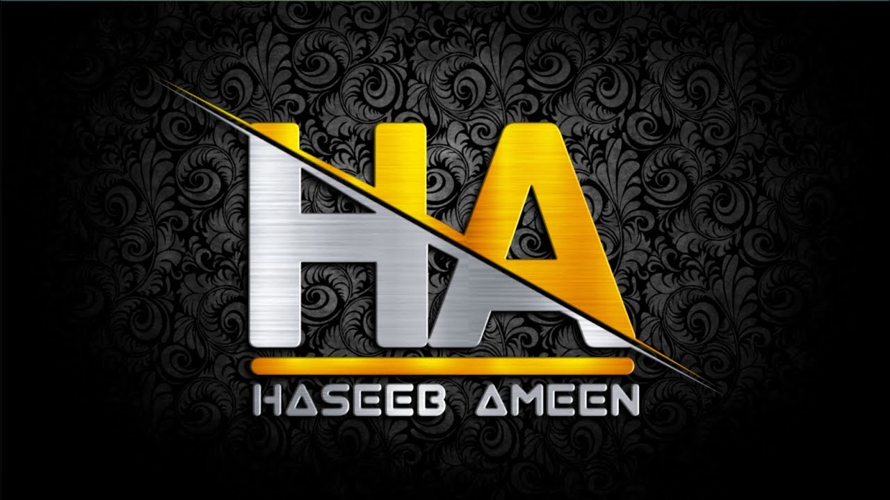 H A logo design on android phone - H A logo in pixallab~