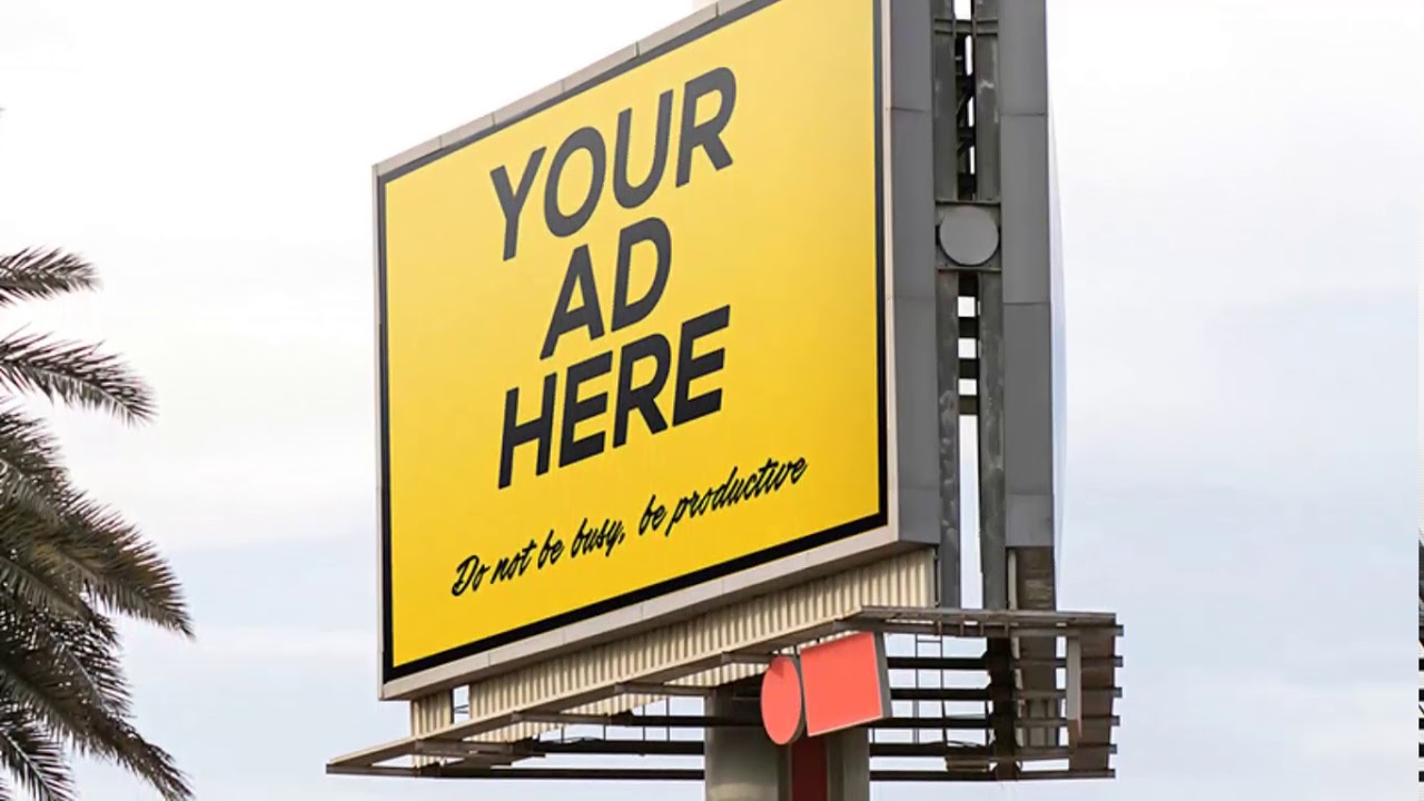 Photoshop Free Download – Outdoor Billboard Mockup