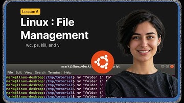 #6 The Essential Linux Commands for File Management: wc, ps, kill, and vi - [English]