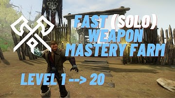New World: FAST Solo Weapon Mastery XP Farm