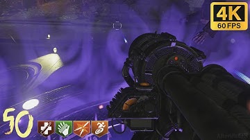 Kino Der Toten Round 50 Solo Black Ops 3 Zombies Gameplay 4K 60FPS (No Mega Gubblegums)