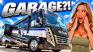 HAVE I BEEN MISSING OUT?! My FIRST Toy Hauler MOTORHOME! Thor Outlaw 38M
