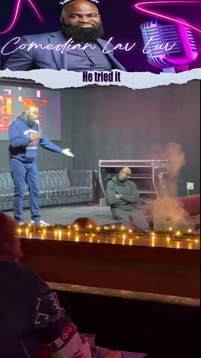 Dealing with hecklers is just part of the job, I will always be up to the task. 💪🏾 #comedianlavluv