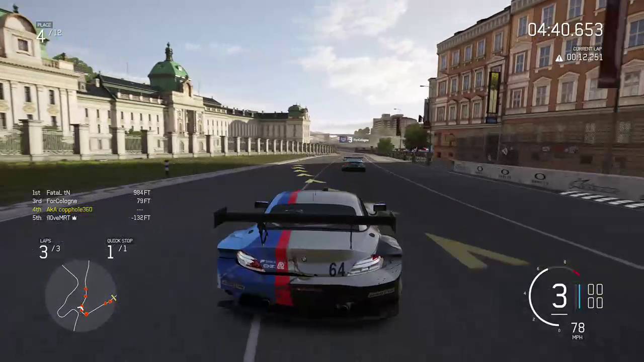 Forza 6 Modern GT Online League Leaderboard Prague BMW Z4 GTE best race