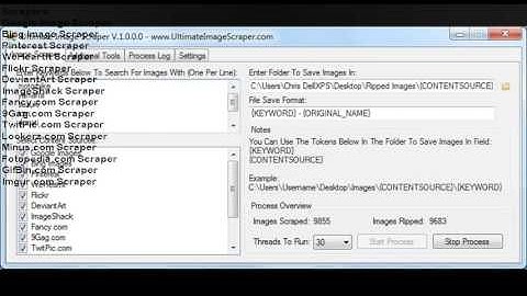 Ultimate Image Scraper   Multi Site Scraping Abilities