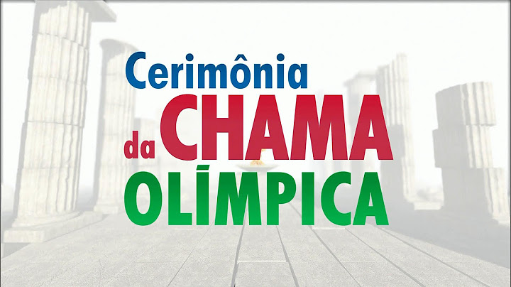 Abertura da transmissão do acendimento da Chama Olímpica Rio 2016 (21/04/2016)