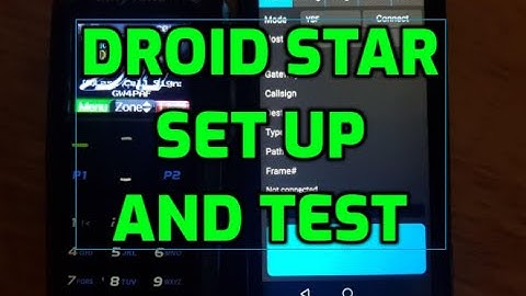 Droidstar -SetUp and Test