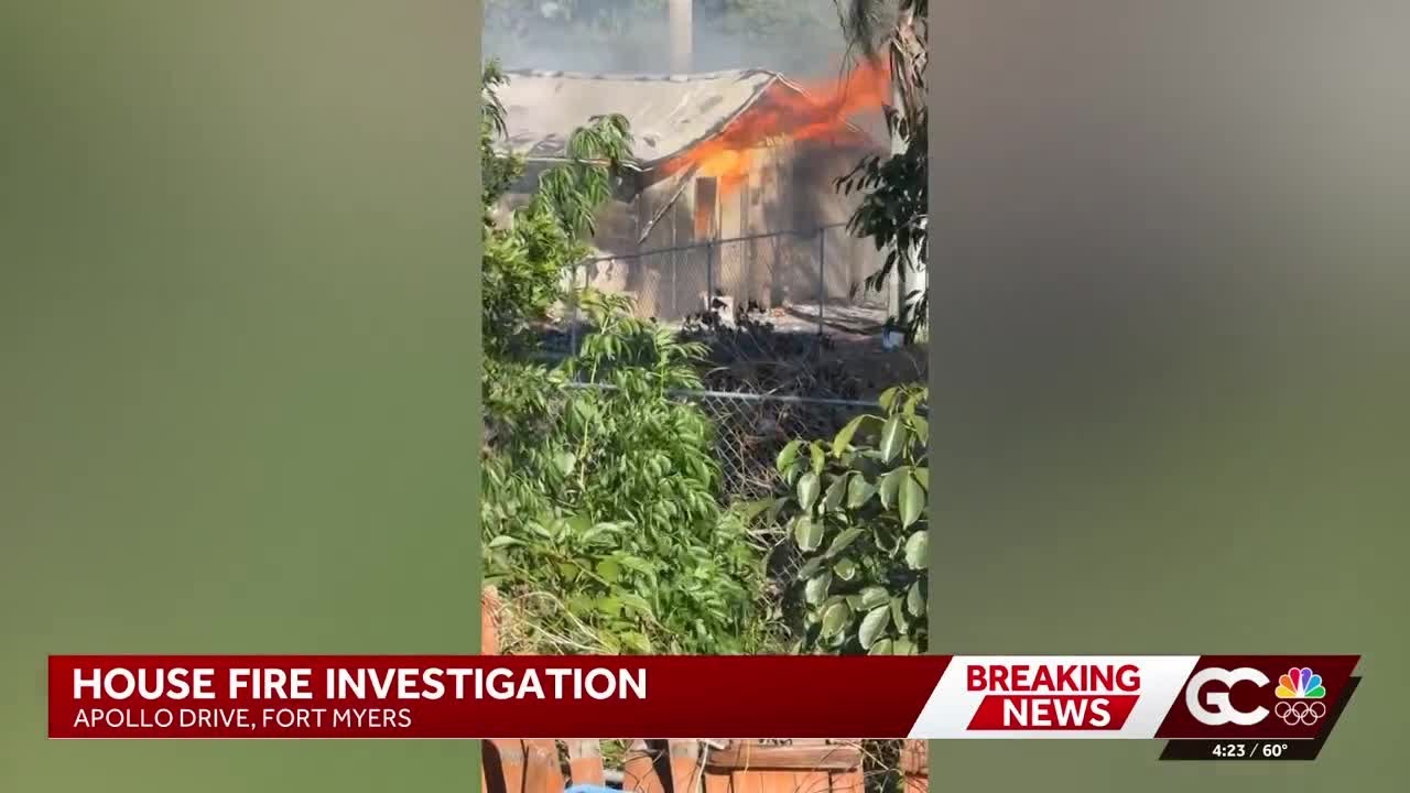 Crews respond to fire on Apollo Drive in Lee County - YouTube