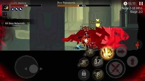 shadow of death, hell mode mode doria dungeon boss raid.