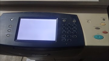 xerox 5755,75 White⬜screen problem 💥 slove. White ⬜ pannal problem
