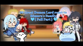 💙💛10 Great Demon Lord react to Rimuru's Family 💙💛 [Full Part]