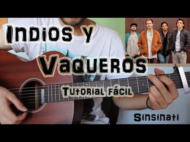 Cómo tocar "Indios Y en Guitarra. FÁCIL. -