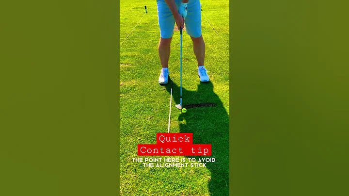 The BEST drill for perfect contact! #golf #shorts