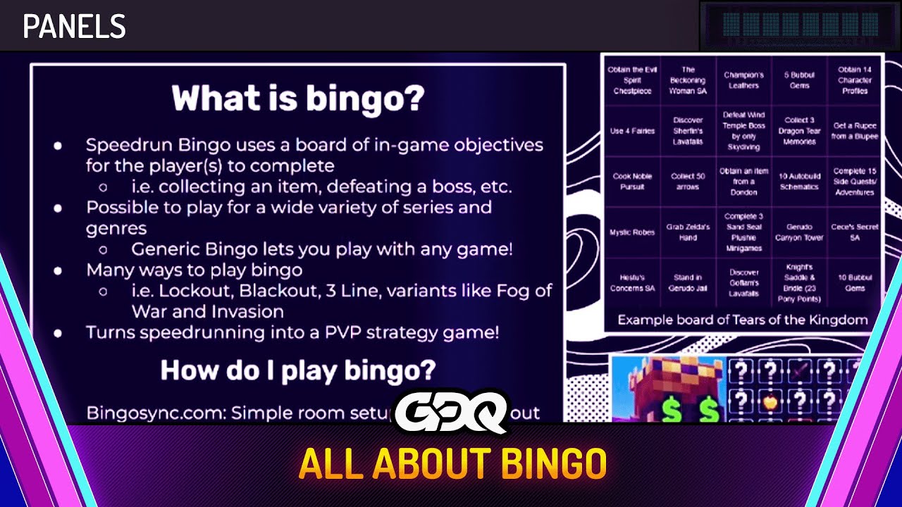 All About Bingo - Awesome Games Done Quick 2025 Panels - YouTube