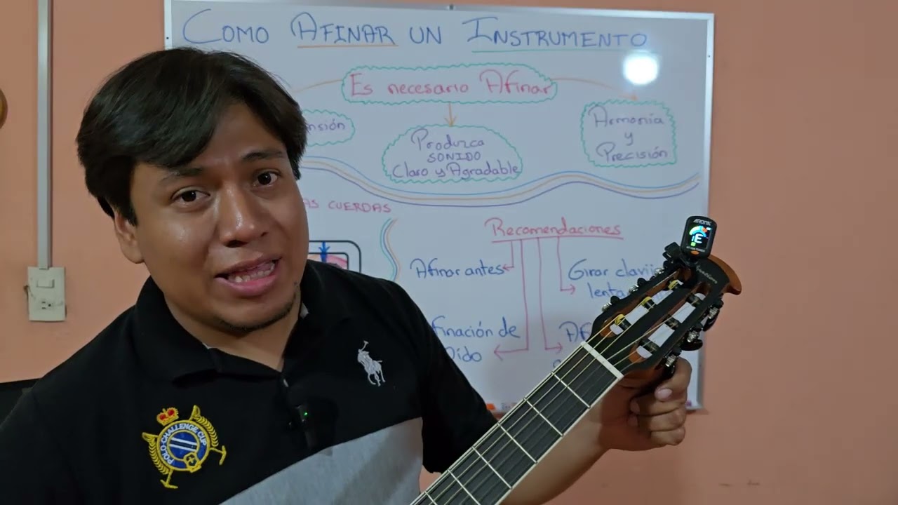 Técnica demostrativa - como afinar un instrumento 