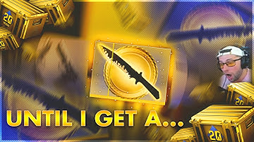 opening csgo CS20 cases until I unbox a classic knife..
