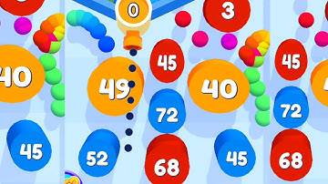 Ballz Drop 3D - All Levels Gameplay Android, iOS Max Lvl 51 To 56 Walkthrough Part 9