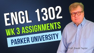 ENGL 1302 Composition II: Week 3