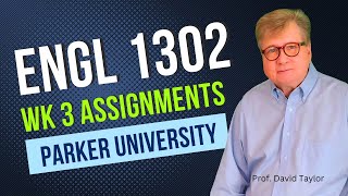 ENGL 1302 Composition II: Week 3