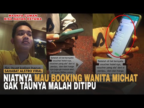 VIRAL VIDEO SEORANG Bapak-bapak Ditipu Sama Wanita MiChat, Dengan Modus Bayar Booking Kamar Hotel.